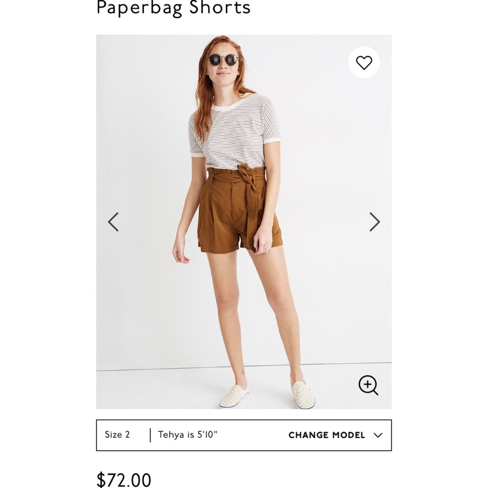 Madewell paper bag shorts 🌸 🔥 NWT